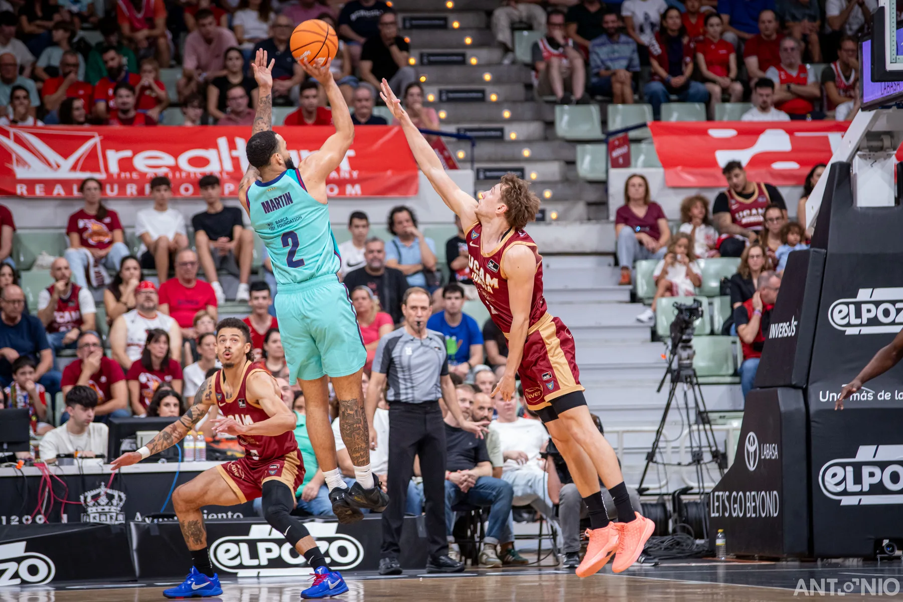Fotografía 35 del partido UCAM Murcia - Barça.