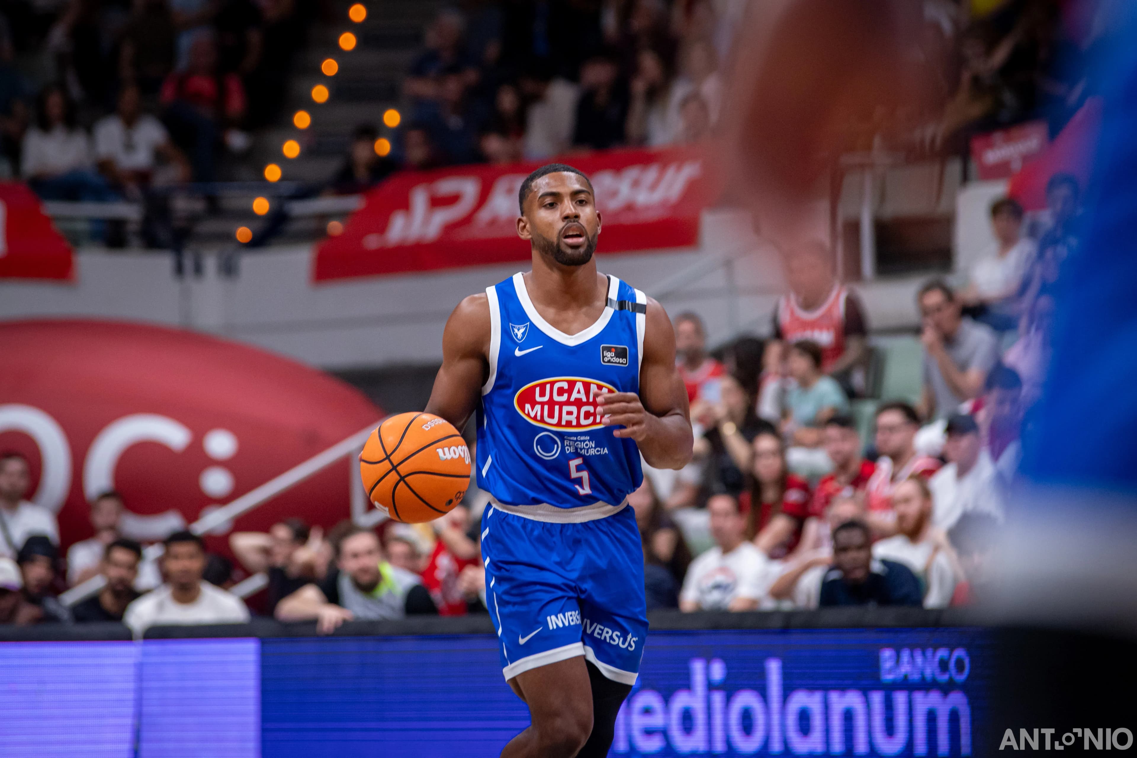Fotografía 7 del partido UCAM Murcia - Unicaja Málaga.
