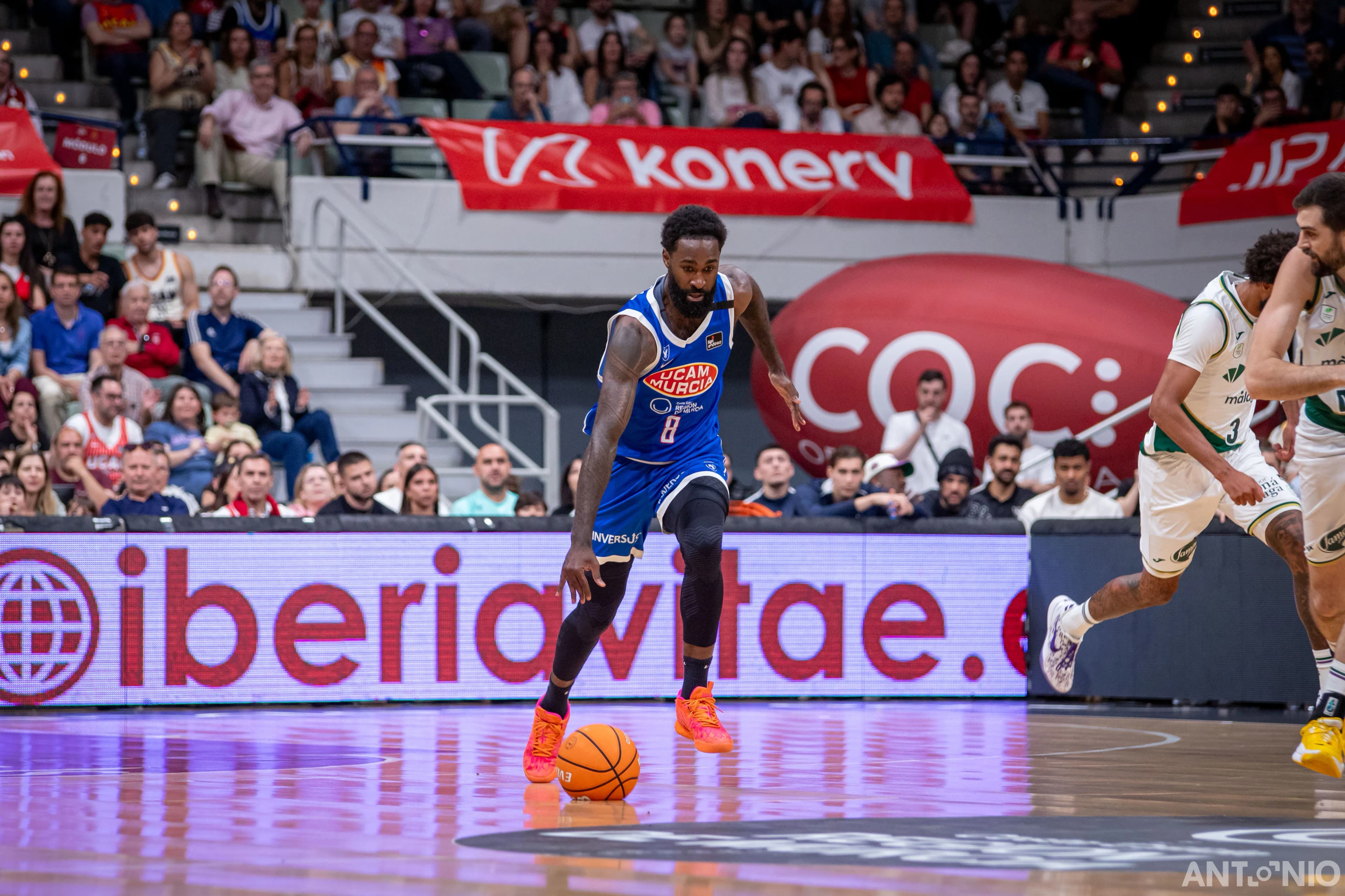 Fotografía 16 del partido UCAM Murcia - Unicaja Málaga.
