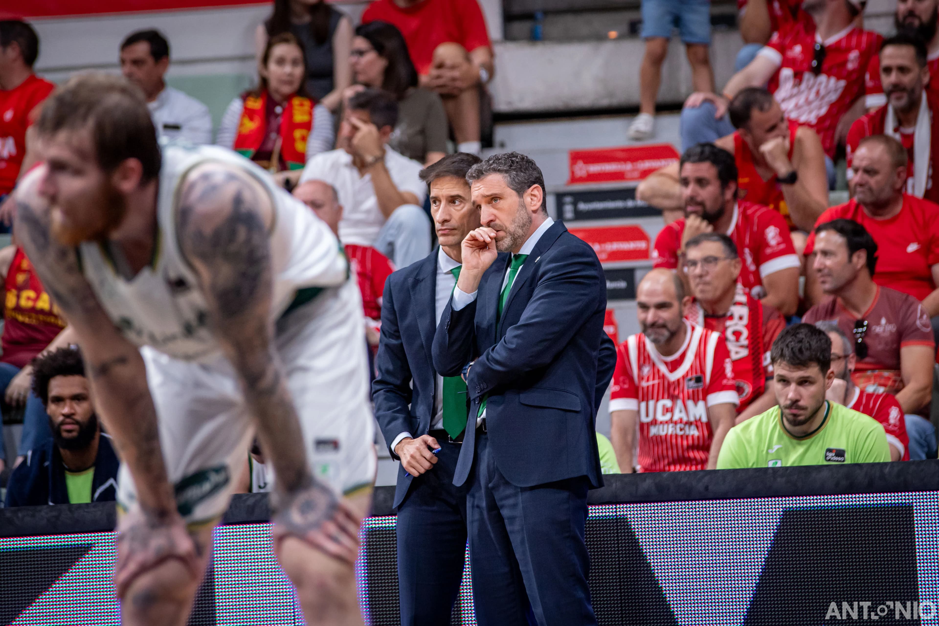 Fotografía 24 del partido UCAM Murcia - Unicaja Málaga.