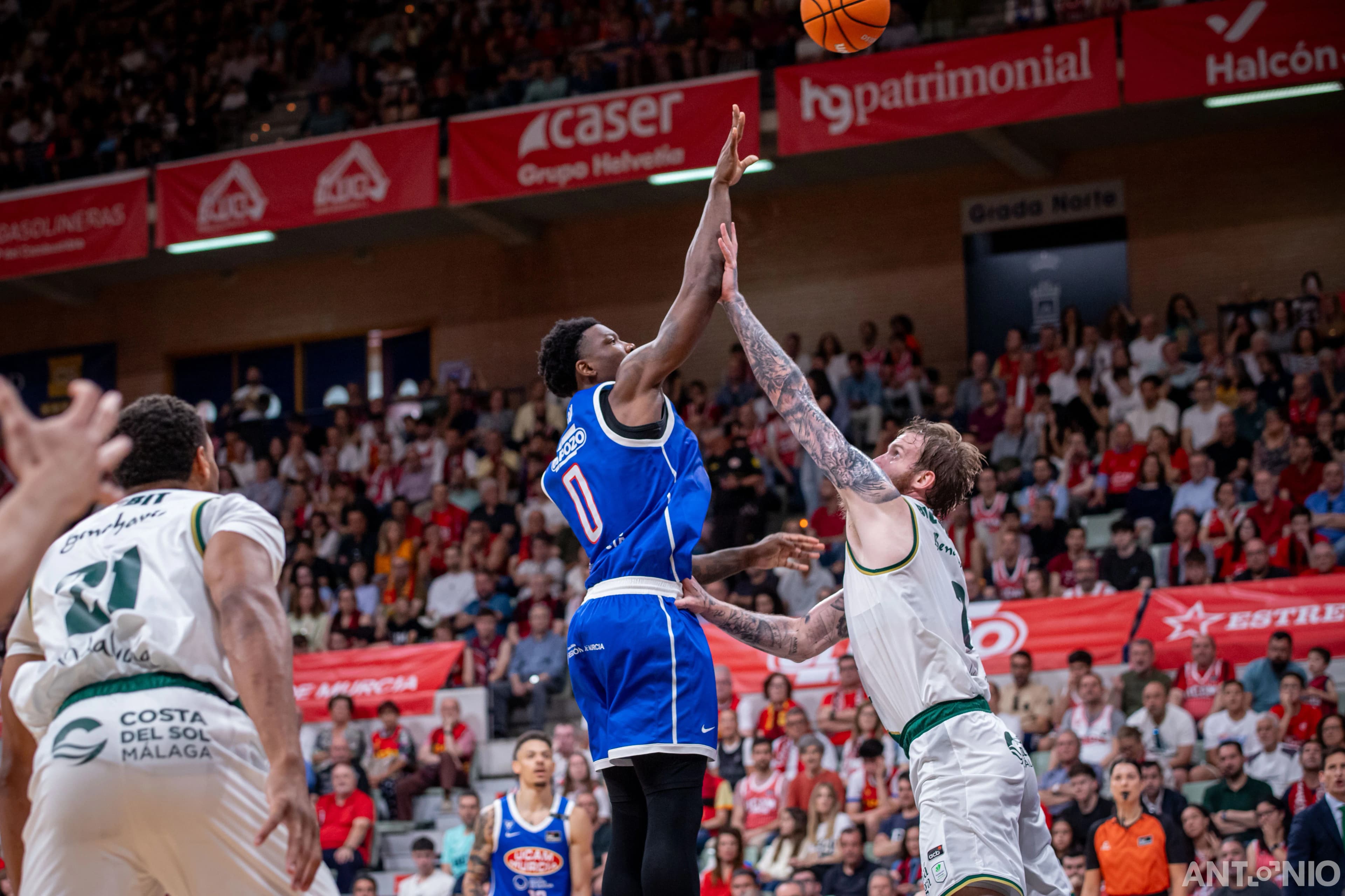Fotografía 31 del partido UCAM Murcia - Unicaja Málaga.