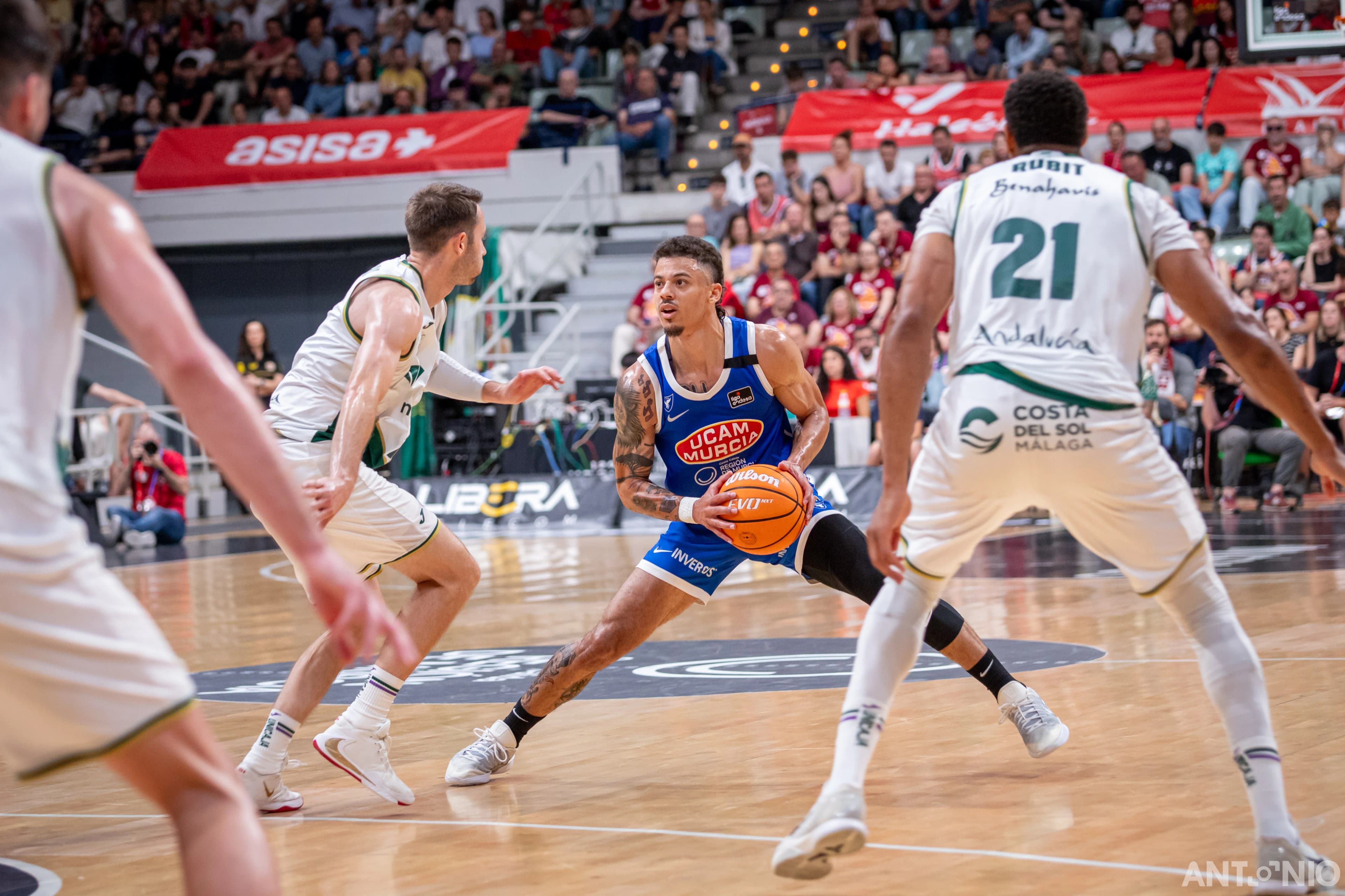 Fotografía 40 del partido UCAM Murcia - Unicaja Málaga.