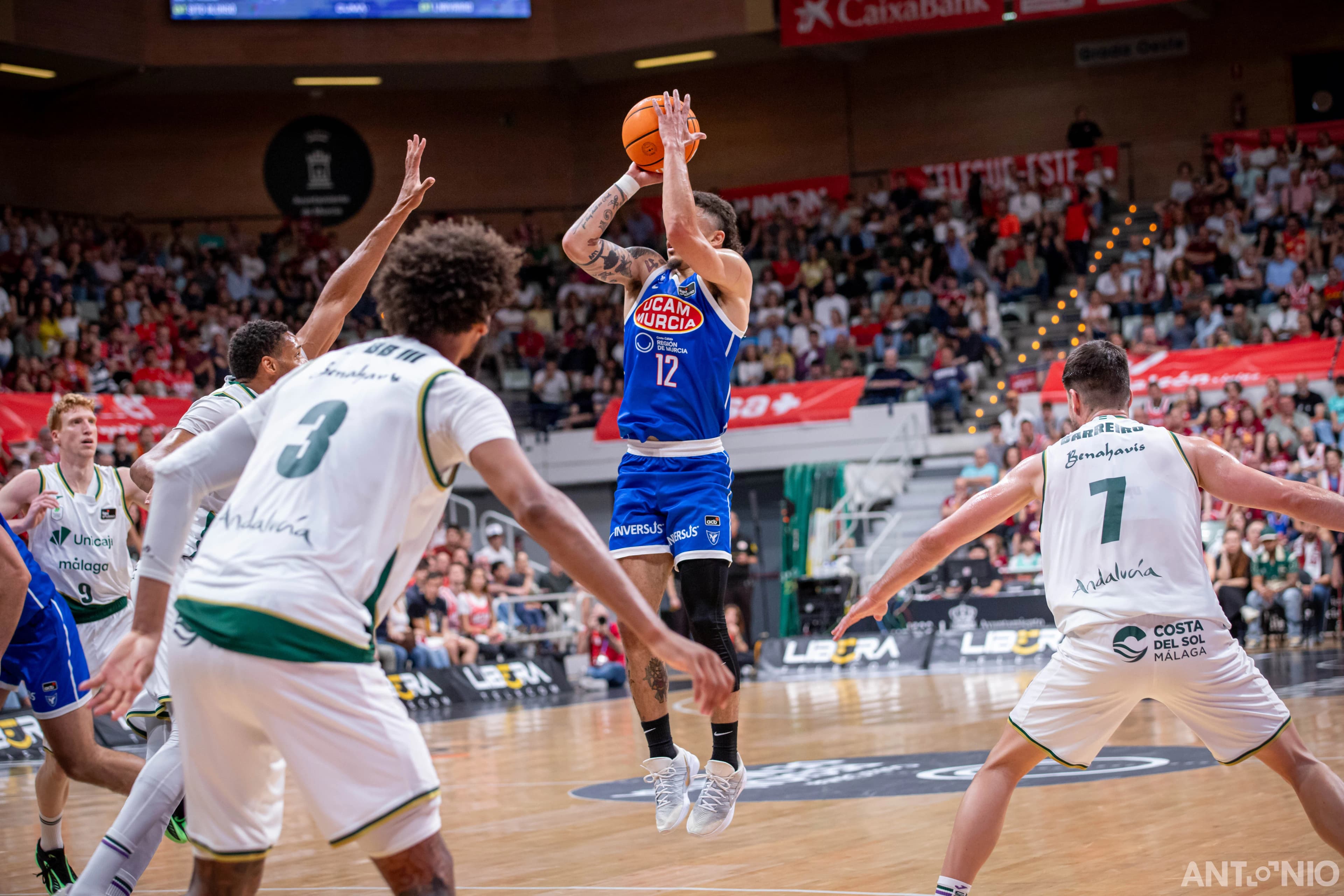 Fotografía 41 del partido UCAM Murcia - Unicaja Málaga.