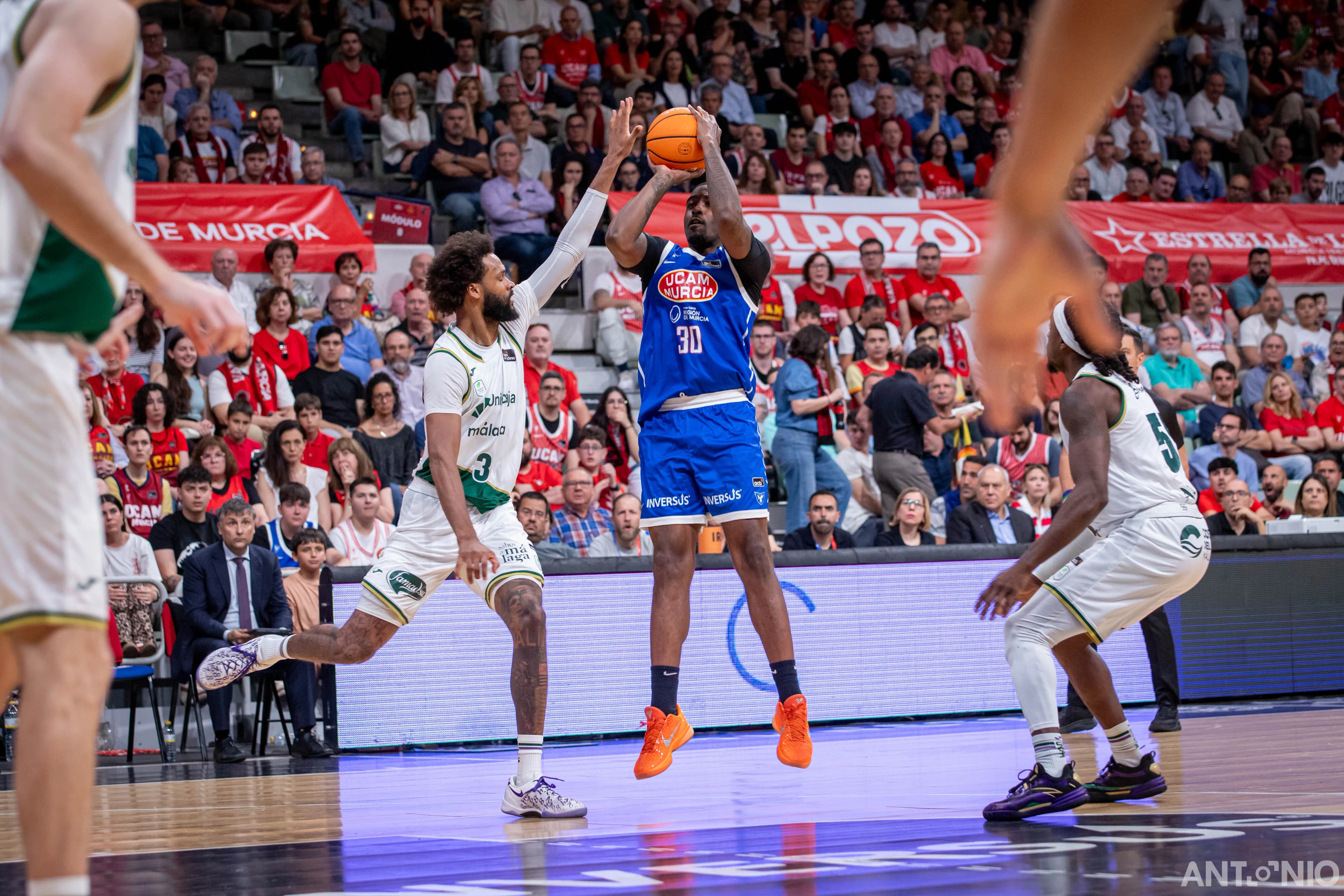 Fotografía 46 del partido UCAM Murcia - Unicaja Málaga.