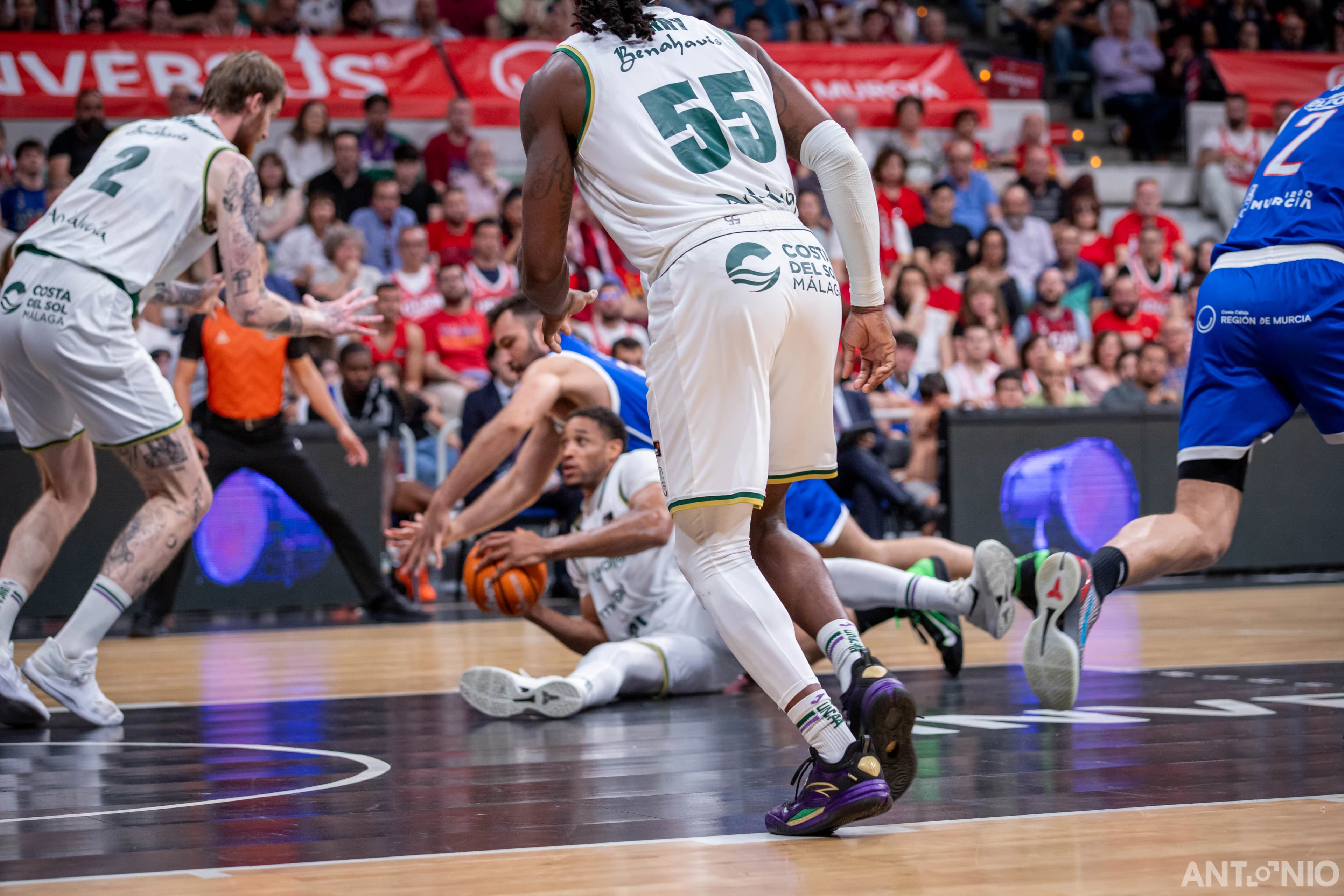 Fotografía 59 del partido UCAM Murcia - Unicaja Málaga.