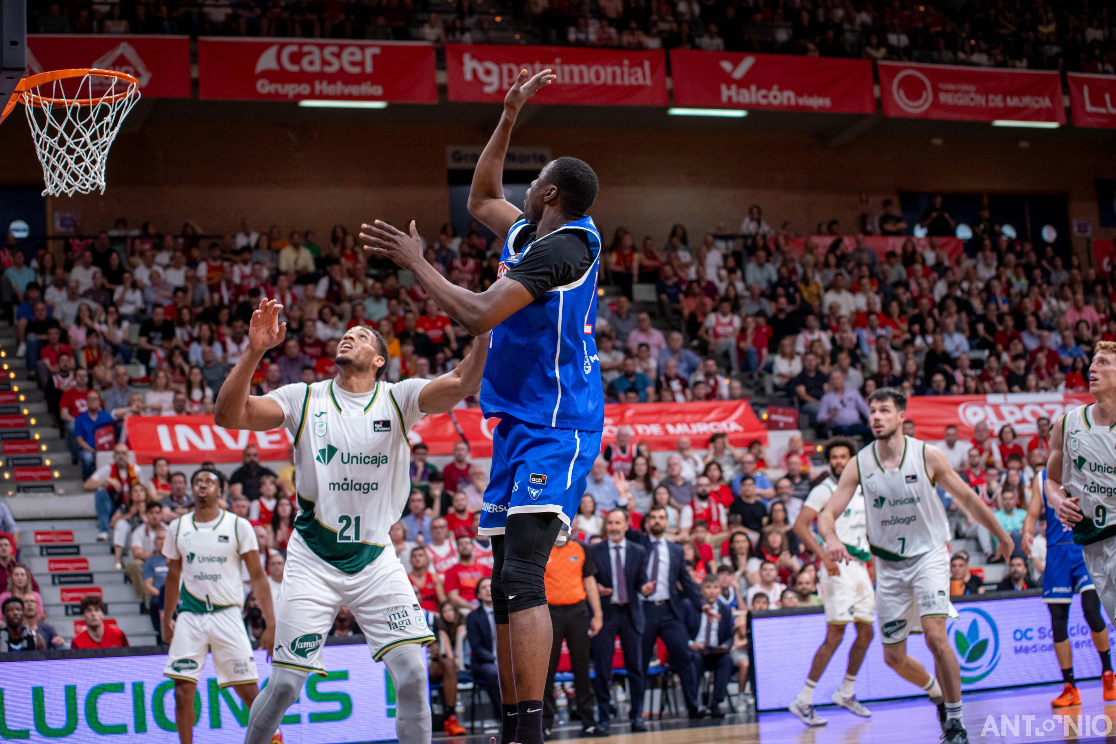 Fotografía 61 del partido UCAM Murcia - Unicaja Málaga.