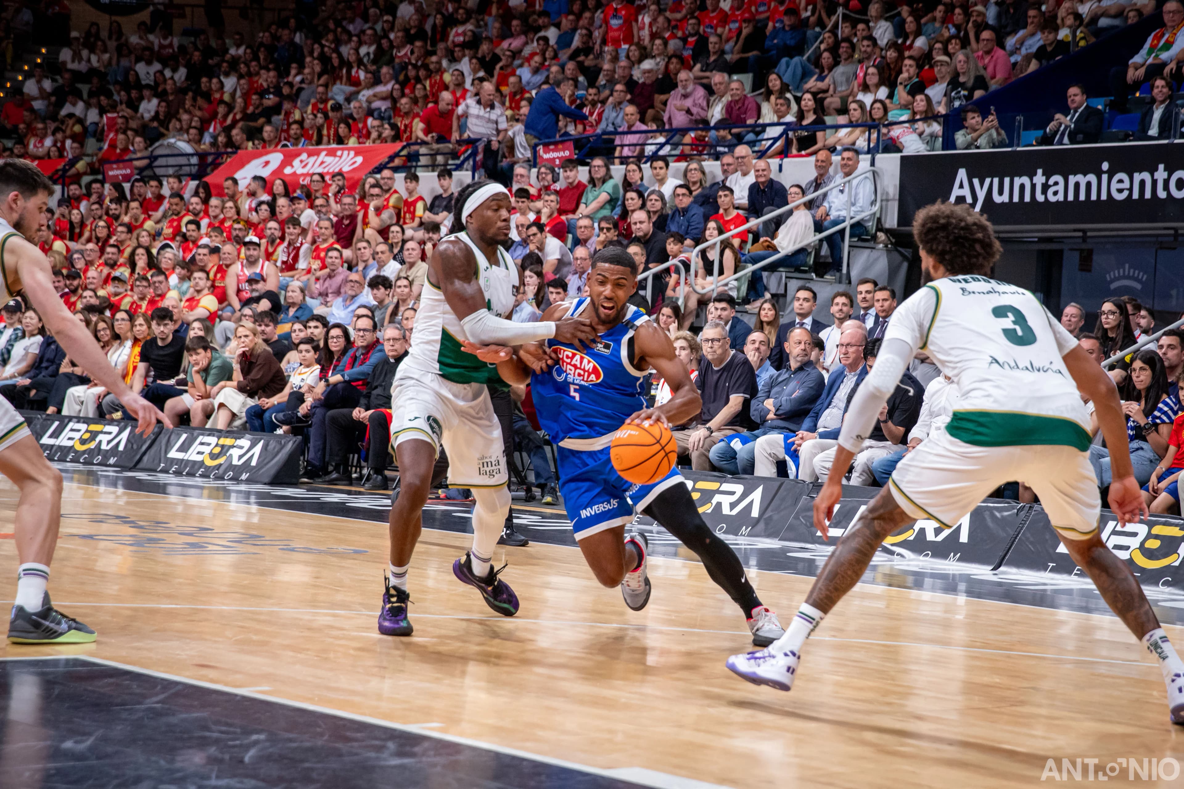 Fotografía 67 del partido UCAM Murcia - Unicaja Málaga.