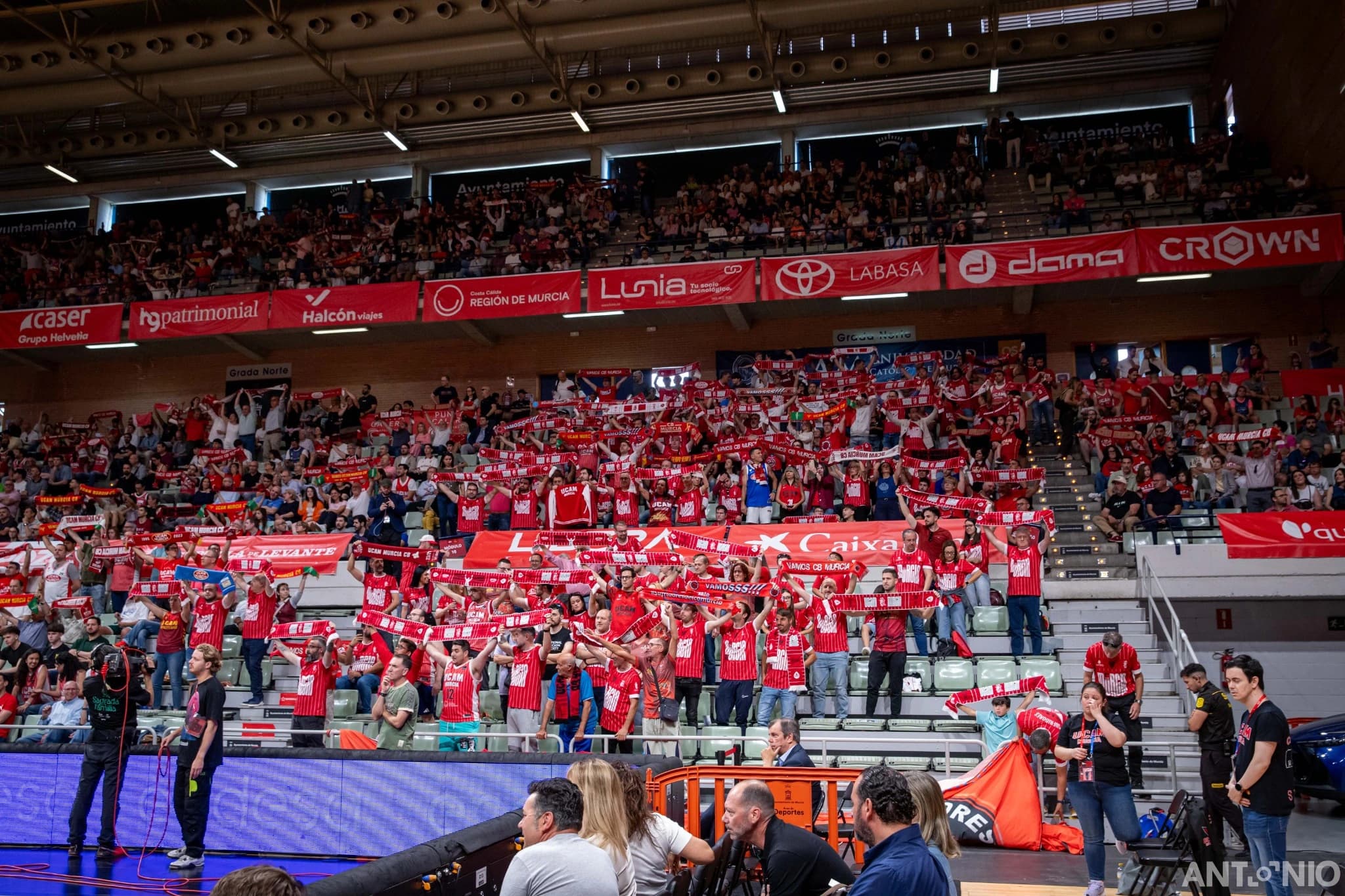 UCAM Murcia - Unicaja: ambiente en la grada