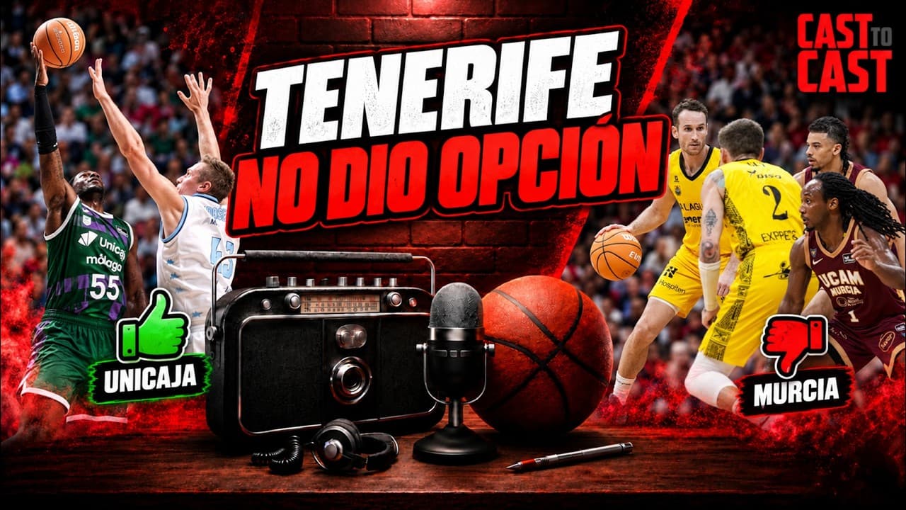 UCAM Murcia, sin opción ante Tenerife y Unicaja sigue en construcción | CAST TO CAST 5x04